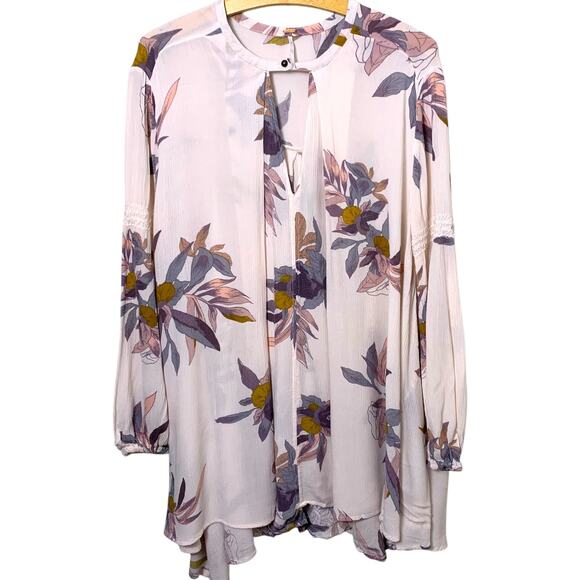 Free People Dress Size Small Whimsical Pearl Combo Mini Pockets Fairy OB412054 - Picture 1 of 7